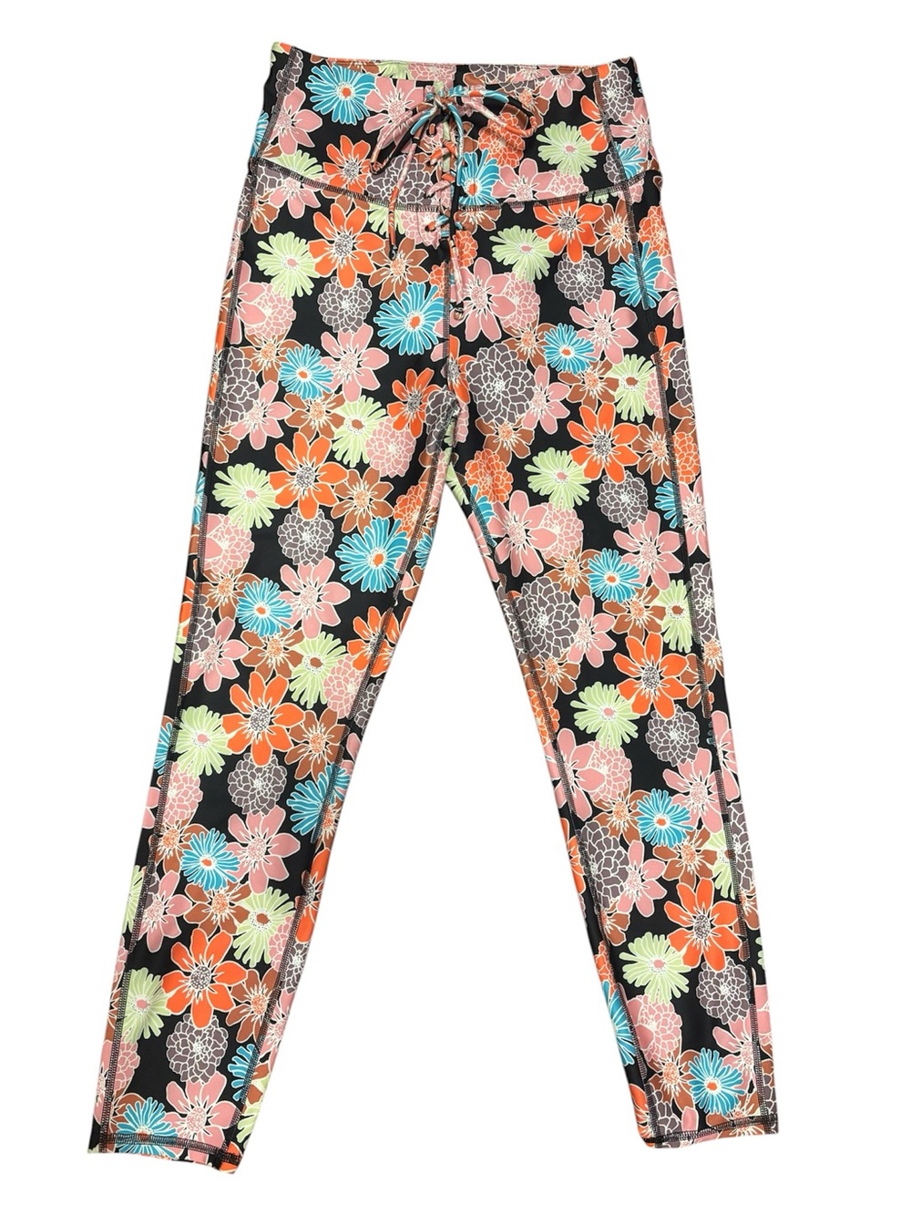 WVVY by Fitty Britttty Power Lace up Floral Print Legging